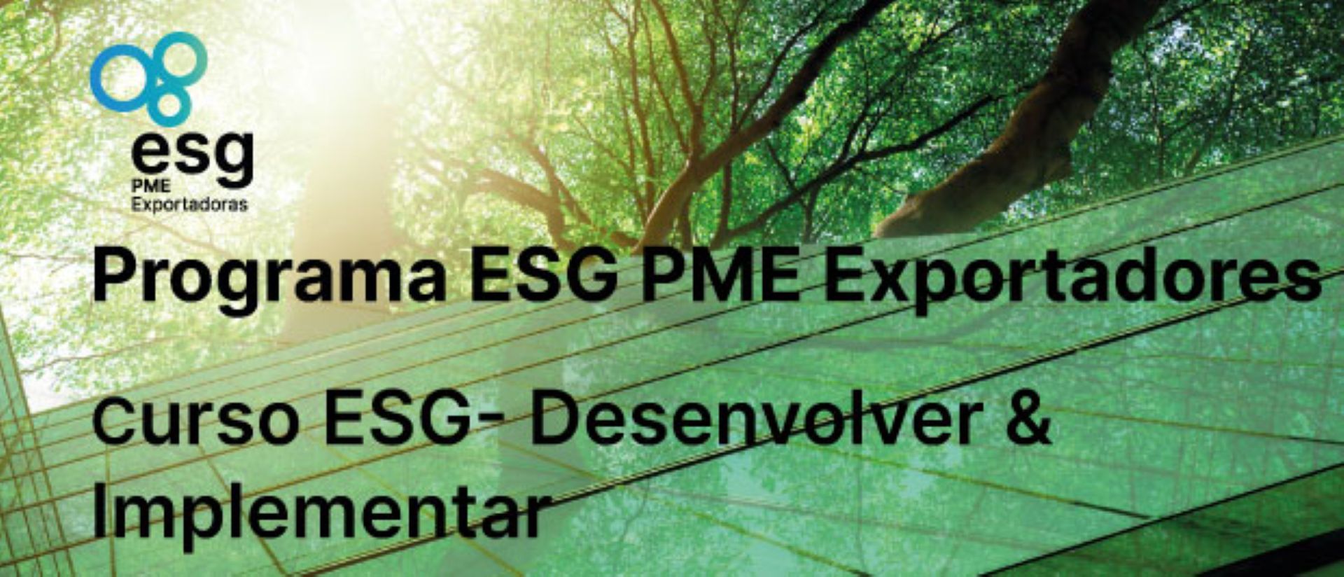 Save the Date do curso “ESG – Desenvolver & Implementar”
